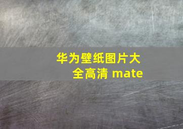 华为壁纸图片大全高清 mate